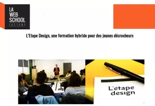 Côté cursus, « L’Etape Design » vise à former au métier de Web Designer. Le programme de 12 mois, abordera aussi bien des notions de graphisme et de code,