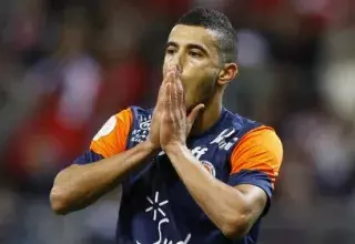 Le MHSC l'a emporté face à Bourg-Péronnas sans Younès Belhanda qui serait en passe de signer avec le club turc de Fenerbahçhe. (© Panoramic)